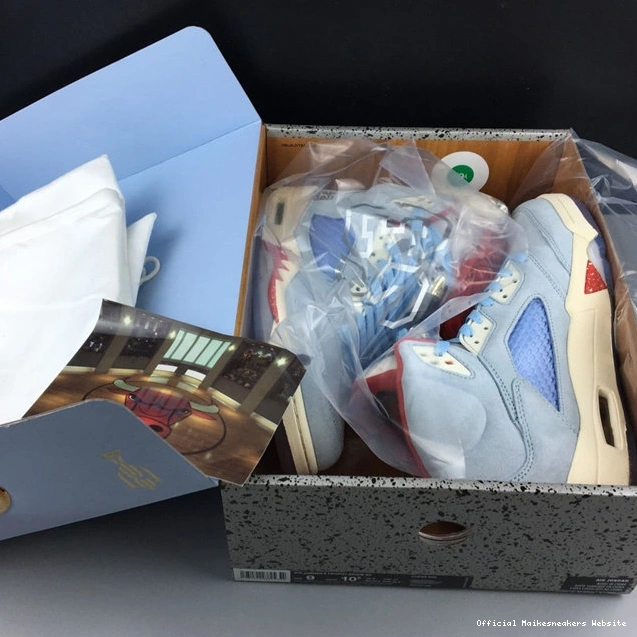 Official Maikesneakers CI1899- 4018 Room Trophy Ice Affordable Blue Jordan5 1013